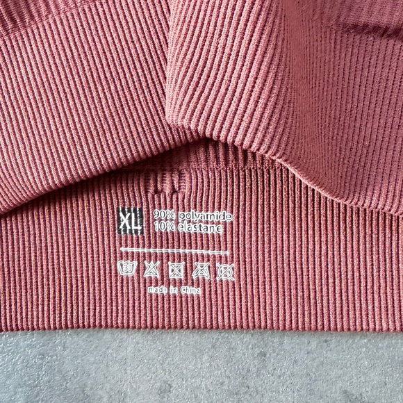 NEW One-Shoulder Ribbed Crop Top - brown - Picture 3 of 3